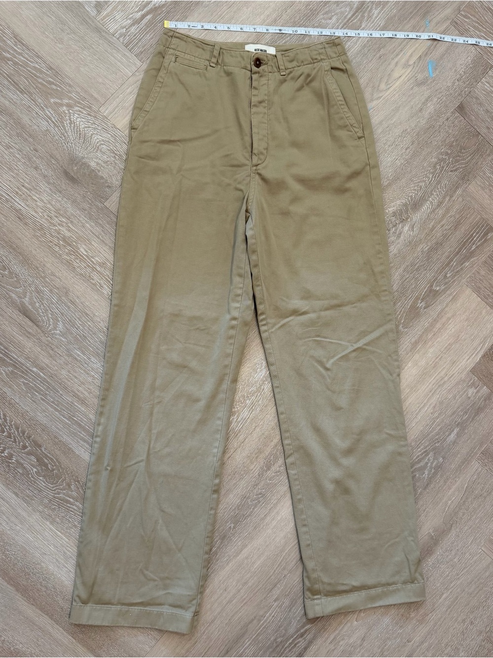 Buck Mason Women’s Baja Twill Field Chino in Heritage Khaki